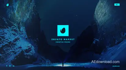 Corporate Slides Video Displays template preview