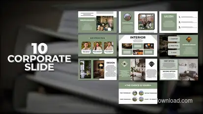 Corporate Slides | After Effects Titles template preview