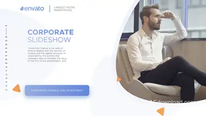 Corporate Slideshow Video Displays template preview