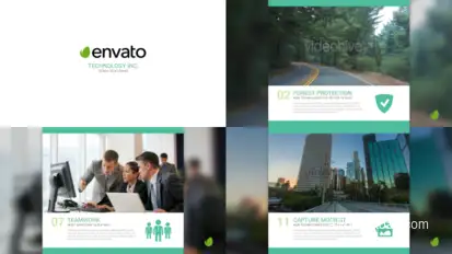 Corporate Sliding Video Display Video Displays template preview