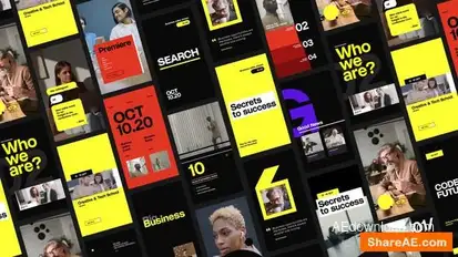 Corporate Stories Pack Openers template preview