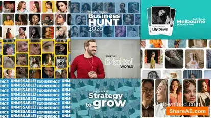 Corporate Template Sideshow Openers template preview