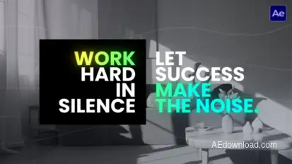 Corporate Text Animation  AE Titles template preview