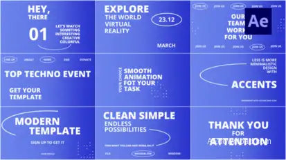 Corporate Text Typography / Ae Titles template preview