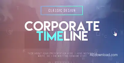 Corporate Timeline Openers template preview