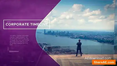 Corporate Timeline Openers template preview