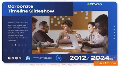 Corporate Timeline Openers template preview