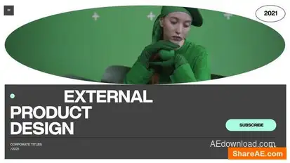 Corporate Titles Openers template preview