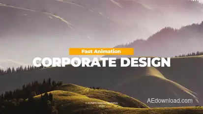 Corporate Titles Pack For After Effects Titles template preview