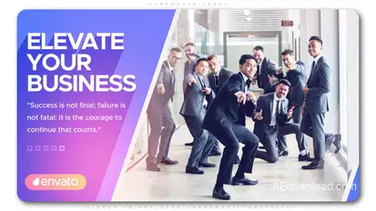 Corporate Trend Openers template preview