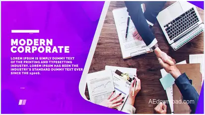 Corporate Trend Openers template preview