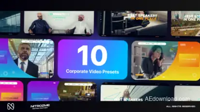 Corporate Typography Vol. 04 Titles template preview