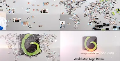 Corporate World Logo Logo Stings template preview