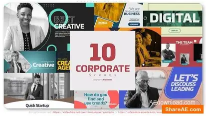 Corporation Slides Openers template preview