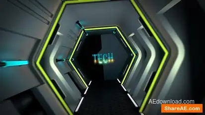 Corridor Logo Reveal Openers template preview