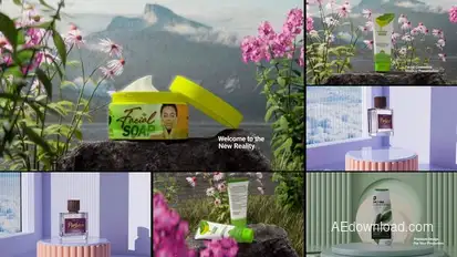 Cosmetic Product Mockups Product Promo template preview