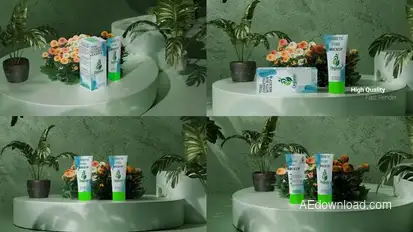 Cosmetic Tube Mockup Product Promo template preview