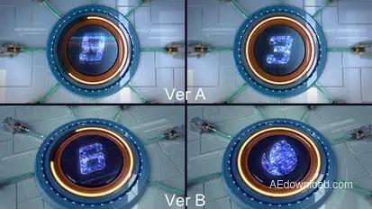 Countdown Elements template preview