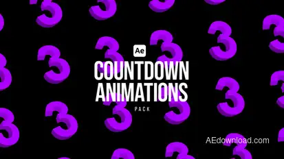 Countdown Animations Pack Elements template preview