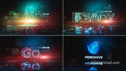 Countdown Logo Reveal Logo Stings template preview