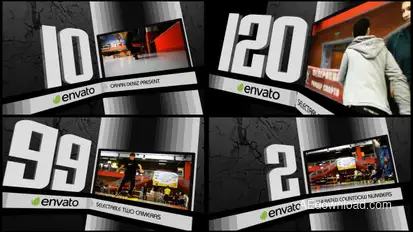 Countdown Machine Video Displays template preview