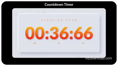 Countdown Timer Elements template preview