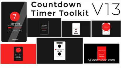 Countdown Timer Toolkit V13 Elements template preview