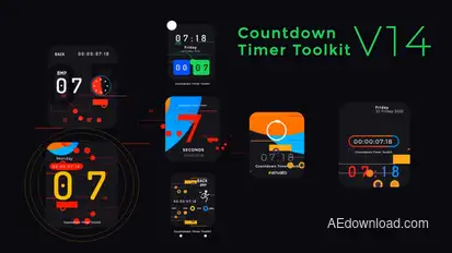 Countdown Timer Toolkit V14 Elements template preview