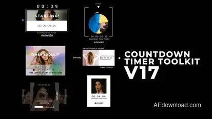 Countdown Timer Toolkit V17 Elements template preview