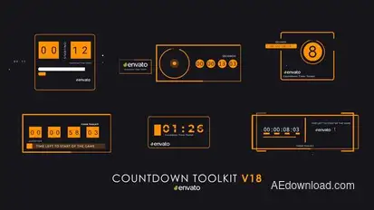 Countdown Timer Toolkit V18 Elements template preview