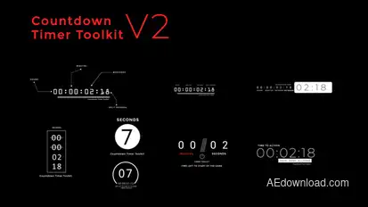 Countdown Timer Toolkit V2 Elements template preview