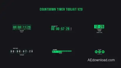 Countdown Timer Toolkit V20 Elements template preview