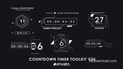 Countdown Timer Toolkit V25 Elements template preview