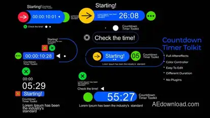 Countdown Timer Toolkit V39 Elements template preview