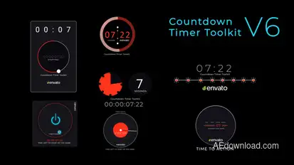 Countdown Timer Toolkit V6 Elements template preview