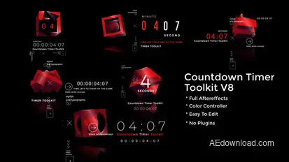 Countdown Timer Toolkit V8 Elements template preview