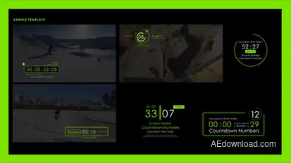 Countdown Ver 3 Elements template preview