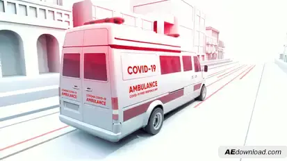 Covid-19 3D Medical Promo Openers template preview