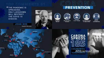 Covid 19 Report Explainer broadcast-packages template preview