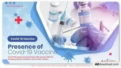 Covid 19 Vaccination Slideshow Openers template preview