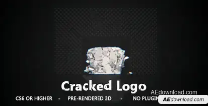 Cracked Logo Logo Stings template preview