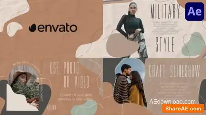 Craft Slideshow for After Effects Openers template preview