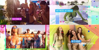 Crazy Party Openers template preview