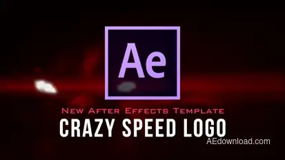 Crazy Speed Logo Logo Stings template preview