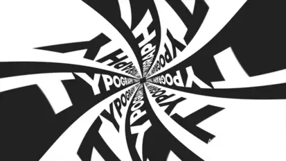 Crazy Typo Video Displays template preview