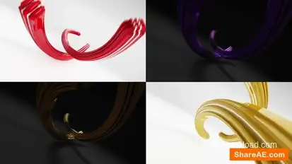 Creative 3D Lines Logo Reveals Logo Stings template preview