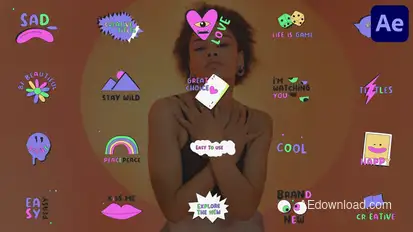 Creative Acid Titles for After Effects Titles template preview