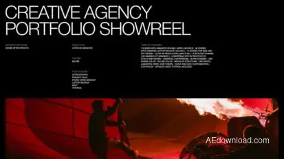 Creative Agency Portfolio Showreel Product Promo template preview