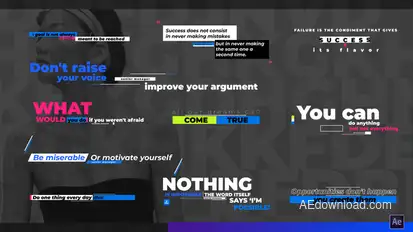 Creative and Modern Layout Text Titles template preview