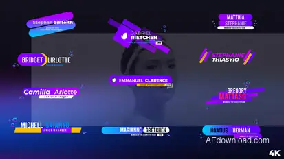 Creative and Modern Lower Thirds Elements template preview